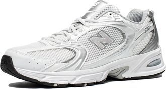 New Balance Mens 530 Sneaker, White/Silver (118), 7 UK