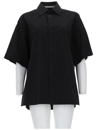 Alexander Wang Boxy Loose Fit Short Wide Sleeve Shirt