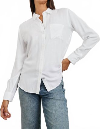 Rails Hunter Shirt In Ivory Check