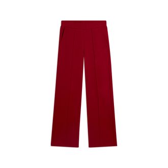 Freddy Pantaloni Sportivi con Gamba Wide Leg e Logo Ricamato