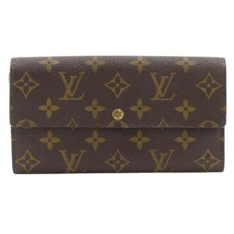 Louis Vuitton Pre-owned Wallets, female, Brown, Size: ONE SIZE Pre-owned Monogram Long Wallet (bi-fold)