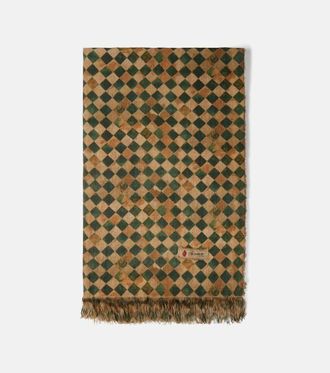 Lyria Tormento checked linen tablecloth