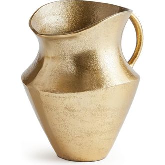 Napa Home & Garden Elaina Decorative Vase Pitcher Medium in Gold at Nordstrom