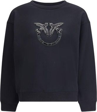 Pinko Geborduurd Logo Sweatshirt