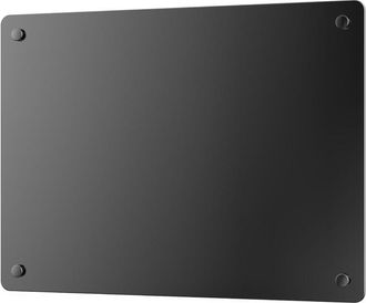 Purline Radiador Con Panel De Cristal Y Control Wifi Por App Negro