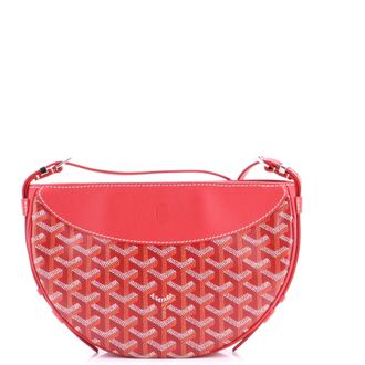 Goyard Hirondelle Shoulder Bag Coated Canvas and Leather