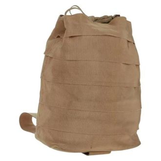 Ferragamo Borsa a secchiello in tela Pre-owned - - Pre-owned - Donna - Beige - ONE SIZE
