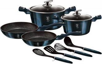 Berlinger Haus Juego De Bater&iacute;a De Cocina De Granito Aguamarina Berlinger Haus Bh-6143