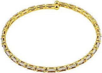 Panacea Crystal Flex Cuff Bracelet in Gold at Nordstrom Rack