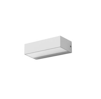 Forlight Leds-c4 - Ara Small Aplique Exterior Empotrable De Paret Con Luz Led Blanco Calido 3000k En Color Blanco