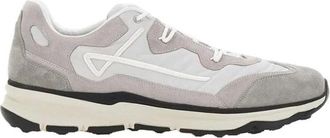 Herno Functionele Sneakers met Su&egrave;de Inzetstukken - Heren - Sneakers - Grijs - 41 EU - Su&egrave;de - Schoenen