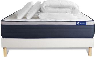 Actisom Pack Colch&oacute;n Blanco L&aacute;tex Y Espuma Viscoel&aacute;stica 140 X 190