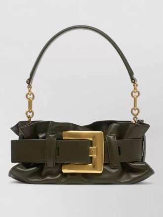 Balmain anthem mini shoulder bag smooth leather