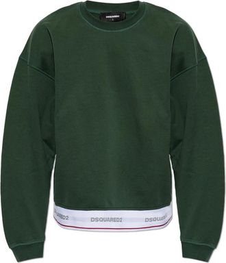 Dsquared2 Sweatshirts & Hoodies - Heren - Sweatshirts - Groen - 2XL - Hoodies & sweatvesten