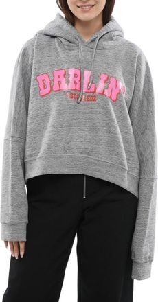 Dsquared2 Grey Graphic Hood Sweatshirt