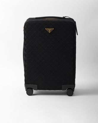 Prada Embroidered fabric trolley