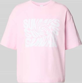 Mey Mey Pyjama-Oberteil mit Motiv-Print in Rosa, Gr&ouml;&szlig;e XL