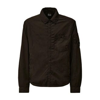 C.P. Company Light Jackets, male, Black, Size: S C.p. Company Jackets Black