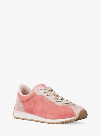 Michael Kors Rhodes Color-Block Suede Trainer