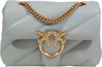 Pinko Love Puff Mini - female - PINKO - Shoulder Bags - Gray - ONE SIZE - Bags
