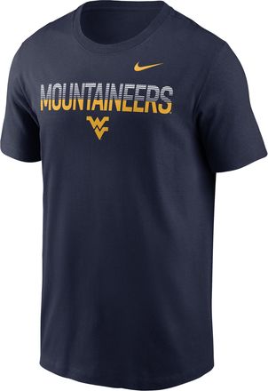 Nike West Virginia Primetime Kinetic Nike Mens College T-Shirt in Blue | N19941SWVN-59L
