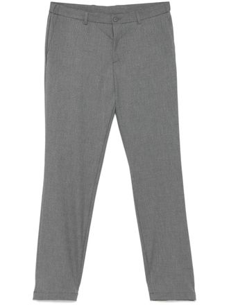 BOSS checked trousers - men - Viscose/Polyester/Elastane - 46 - Grey