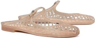 Tory Burch Mellow Mary Jane Jelly Mule in Soft Pink Glitter /Silver at Nordstrom, Size 11