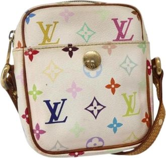 Louis Vuitton Pre-owned Canvas Crossbody Tas - Dames - Vintage Schoudertas - Wit - ONE Size - Vintage