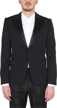 Alexander McQueen Hombre, Chaquetas, Negro, Talla: M