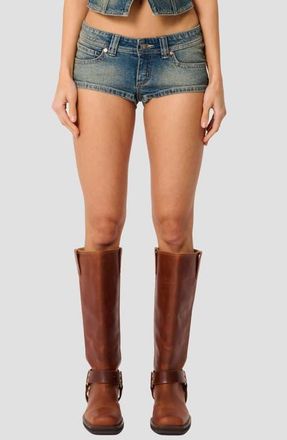 Abrand Denim Mini Shorts (Zahli) at Nordstrom, Size 25