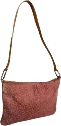 Celine Pre-owned Vintage Schoudertas - Dames - Vintage Schoudertas - Roze - ONE Size - Su&egrave;de - Vintage