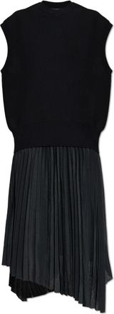 AllSaints Jurk Leia - Dames - Casual kleedjes - Zwart - S - Polyester - Kleedjes