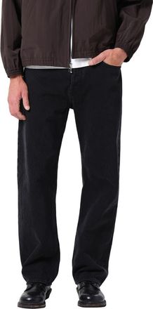 A Gold E Magnus Straight Leg Trouser Jeans in Kember St Black at Nordstrom, Size 34