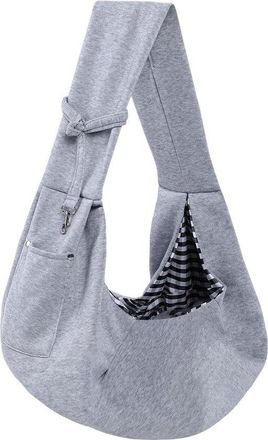 OEM Bolsa Transportadora Para Perros, Impermeable, Bolsa De Viaje Para Gatos, Bandolera Para Perros, M&aacute;ximo 10 Kg, Para Gatos, 75x60x12cm, Gris