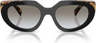 Prada Sunglasses, unisex, Black, Size: 53 MM Prd02S Sunglasses