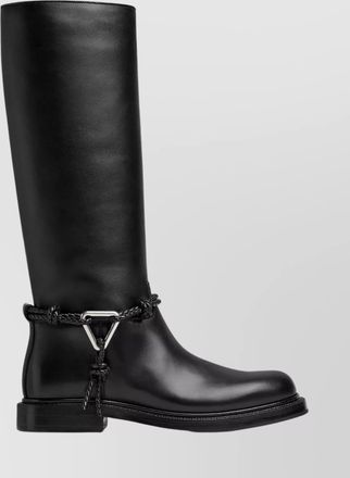 Bottega Veneta calf leather knee-high boots