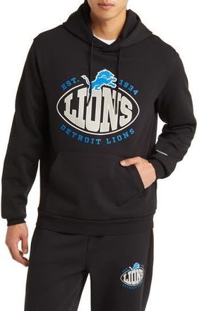 BOSS x NFL Touchback Graphic Hoodie in Detroit Lions Black at Nordstrom Rack, Size X-Large