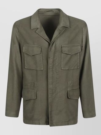 Boglioli utility jacket with four front pockets
