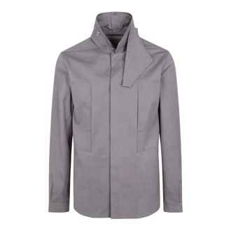 Rick Owens Hooded Tour Jkt - - Jackets - Uomo - Grigio - L