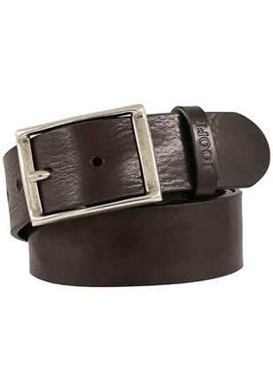 Joop Lederg&uuml;rtel JOOP JEANS, Herren, Gr. 11,5, schwarz braun, Rindsleder, G&uuml;rtel Lederg&uuml;rtel