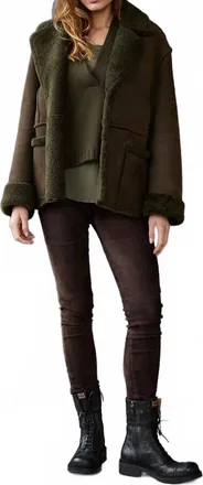 Kristensen Du Nord Suede Stretch Leggings In Mulch