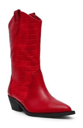 Dolce Vita Korbella Western Boot in Red Multi at Nordstrom Rack, Size 6.5