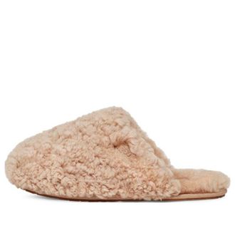UGG (WMNS) UGG Maxi Curly Slide Sand 1133151-SAN