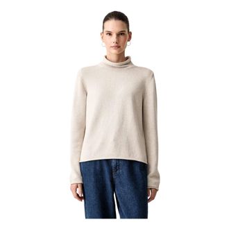 Marc O'Polo Coltruien - Dames - Truien - Beige - Maat: XL Katoen