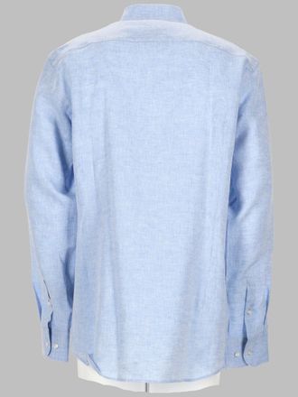 HUGO BOSS Linen Shirt - Blue