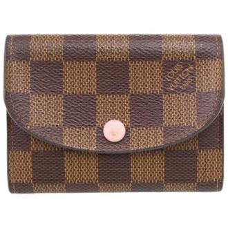 Louis Vuitton Pre-owned Damier Canvas Coin Purse - - Pre-owned - Donna - Marrone - ONE SIZE