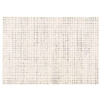 Oviala Alfombra de pelo corto con motivos cuadrados crudo 160 x 230 cm