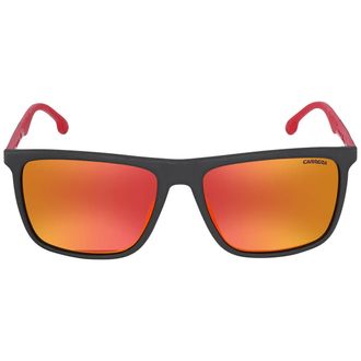 Carrera Red Rectangular Unisex Sunglasses CARRERA 8032/S 0003/W3 57