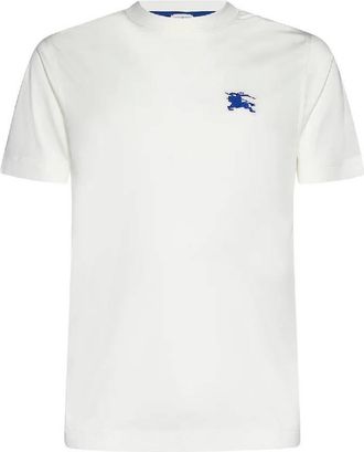 Burberry Embroidered Equestrian Knight T Shirt, Size Medium