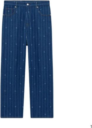 Dr&ocirc;le de Monsieur Straight Jeans - Heren - Regular Fit Jeans - Blauw - M - Denim - Jeans